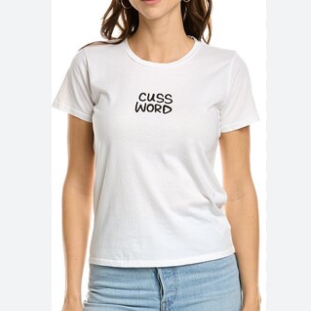 Mother Denim Cuss Word Tee